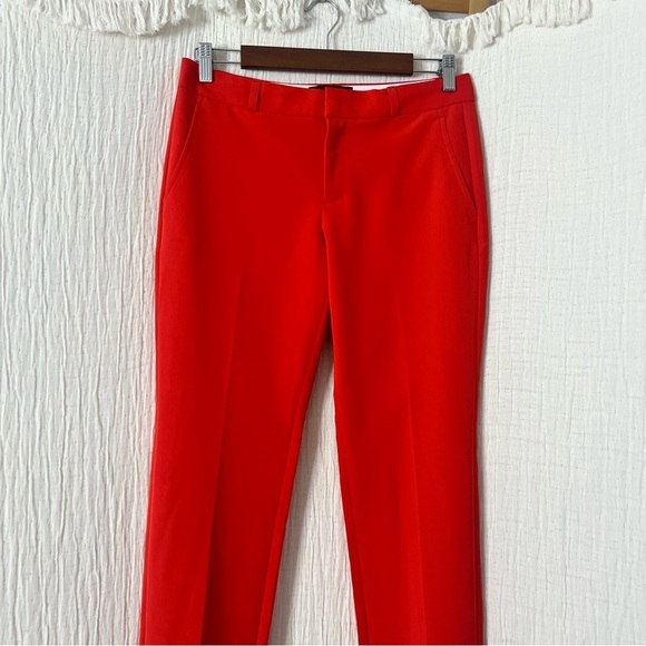 Banana Republic Reegan Pant in red size 4P Petite - Picture 2 of 6